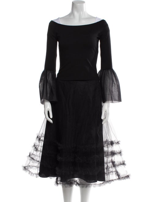 Staud Printed Ruffle Embellishment Skirt Set