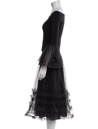 Staud Printed Ruffle Embellishment Skirt Set