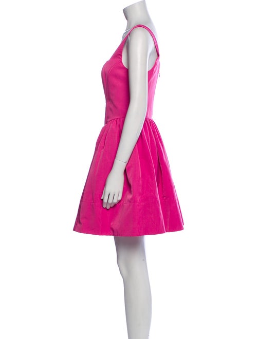 Staud Square Neckline Mini Dress