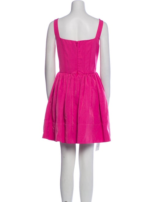 Staud Square Neckline Mini Dress