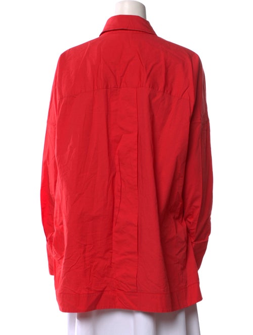 Staud Long Sleeve Button-Up Top