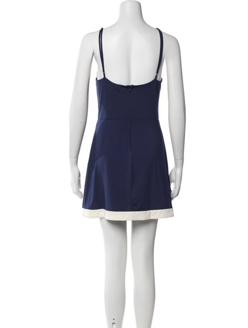 Staud Square Neckline Mini Dress