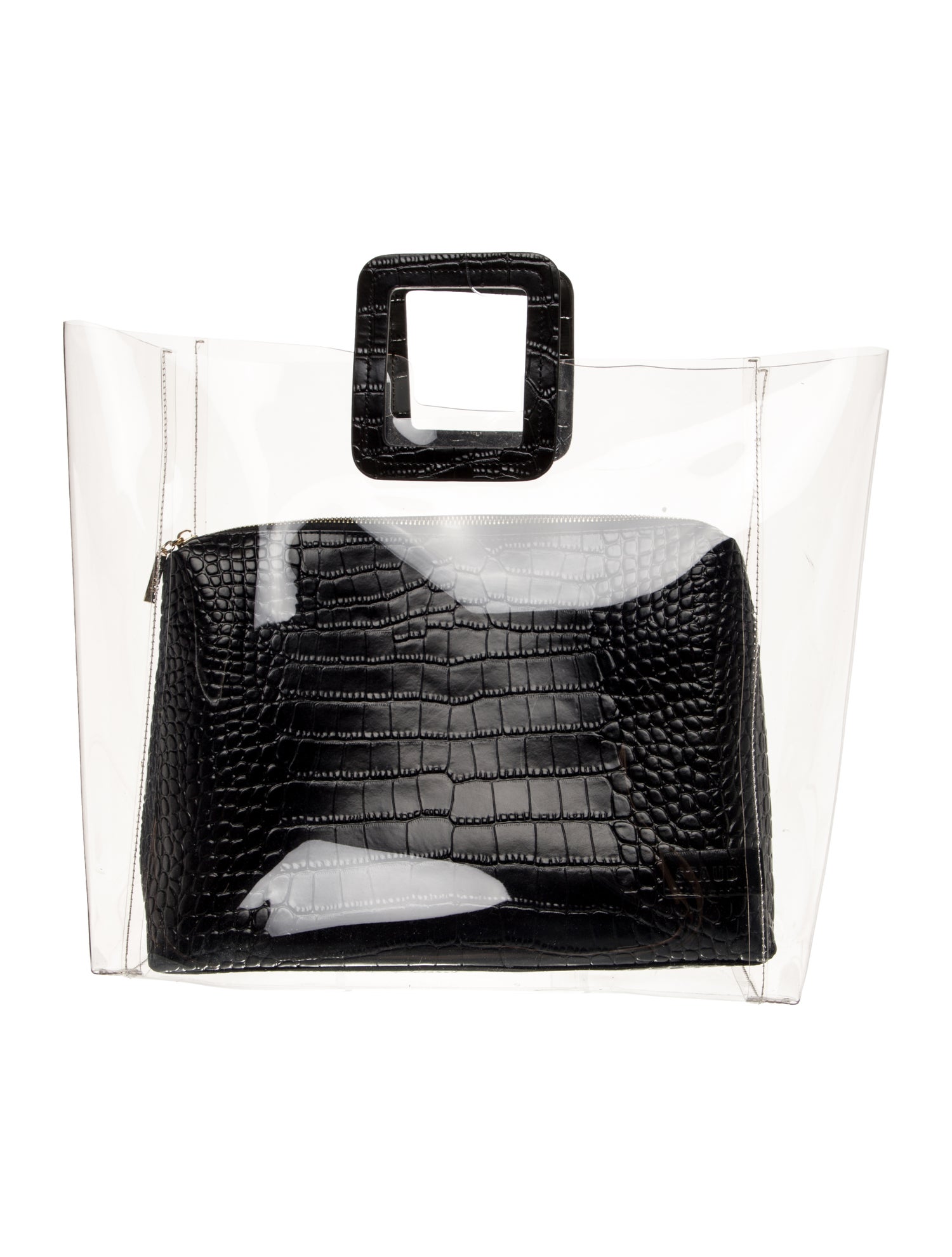 Staud PVC Top Handle Bag