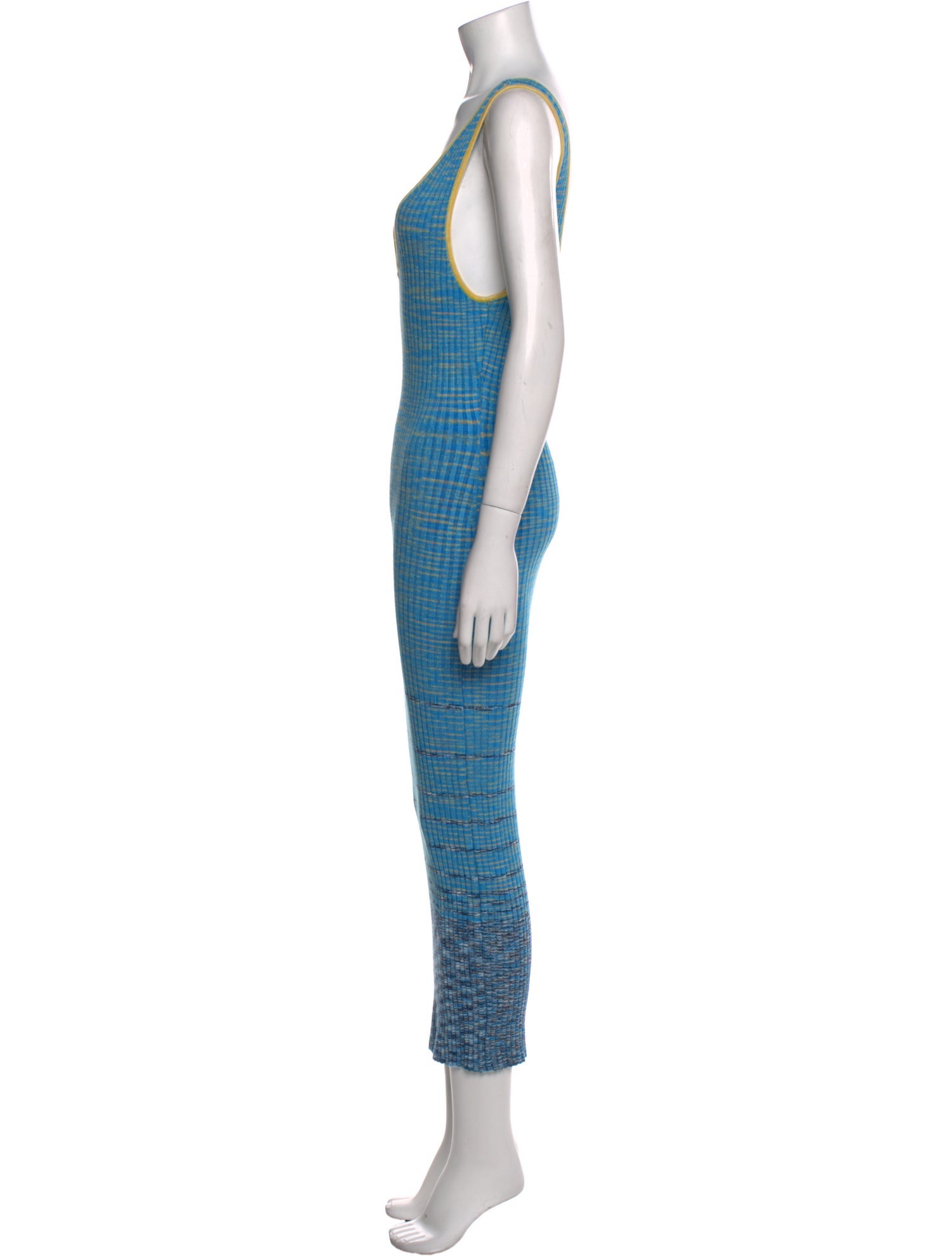 Staud Printed Midi Length Dress