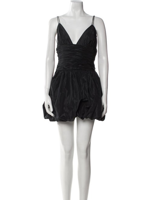 Staud V-Neck Mini Dress