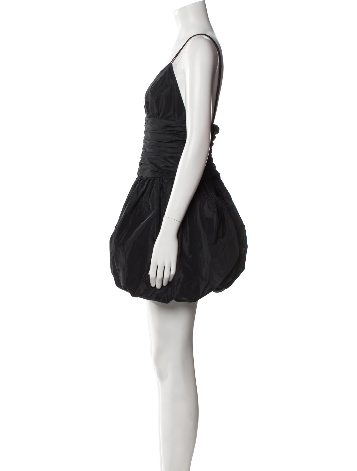 Staud V-Neck Mini Dress