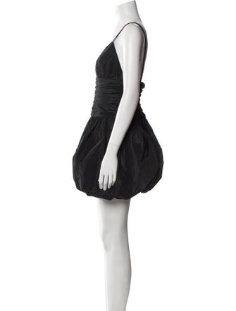 Staud V-Neck Mini Dress