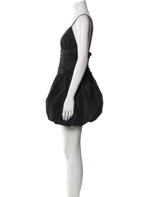 Staud V-Neck Mini Dress