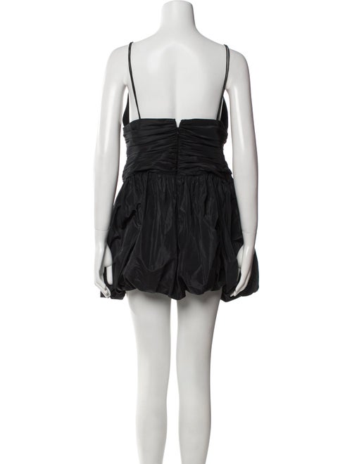 Staud V-Neck Mini Dress