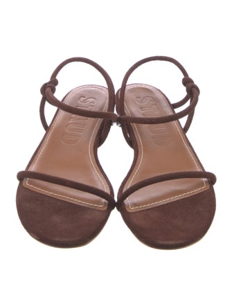 Staud Suede Slingback Sandals