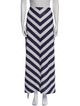 Staud Striped Midi Length Skirt