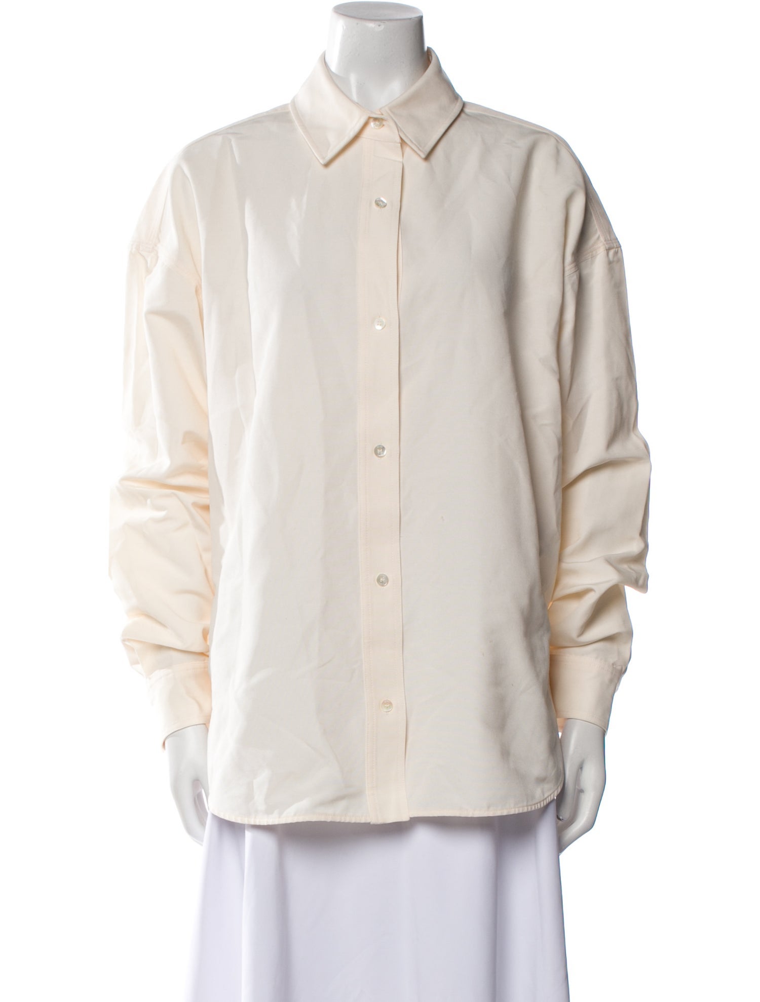 Staud Long Sleeve Button-Up Top