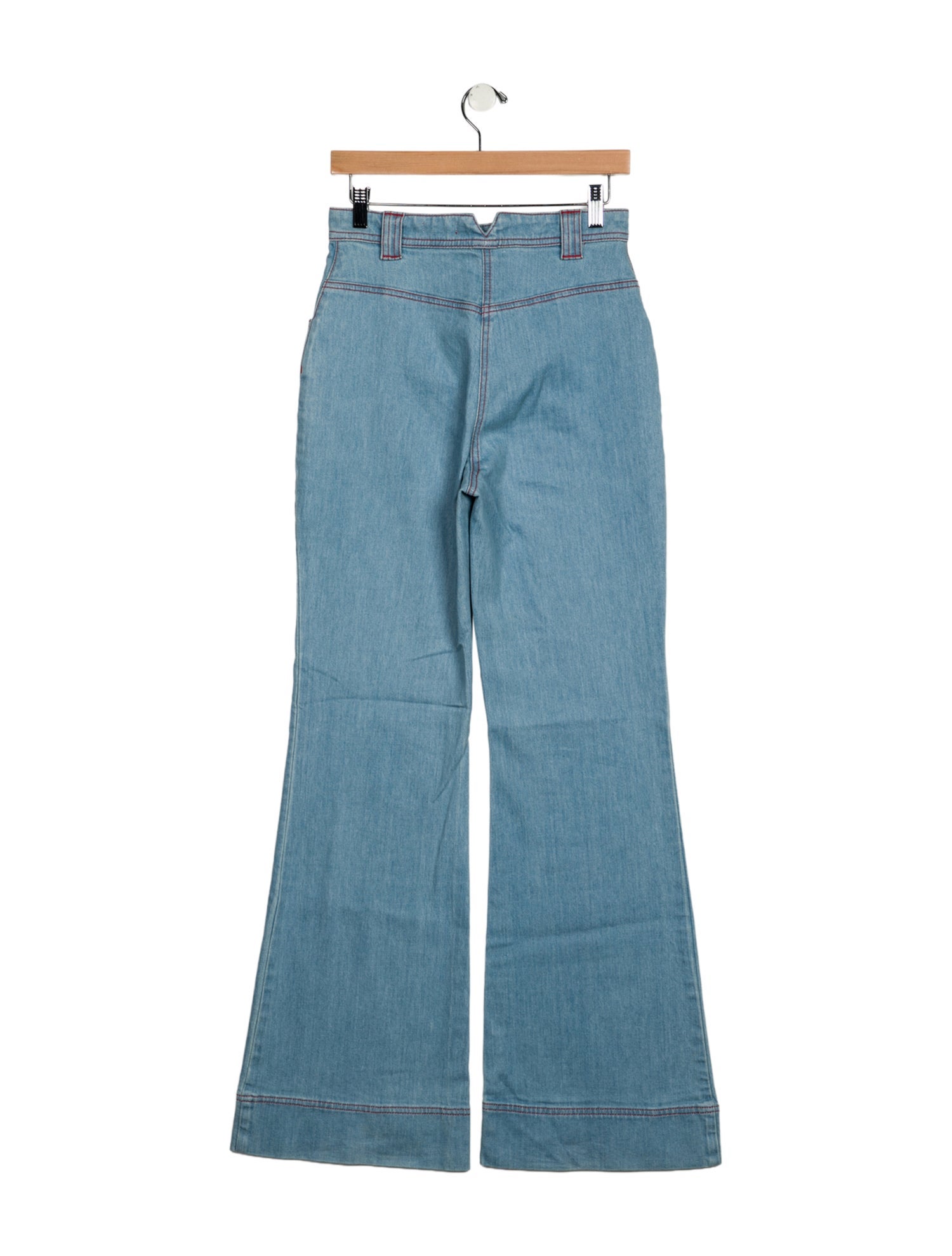 Staud High-Rise Wide Leg Jeans