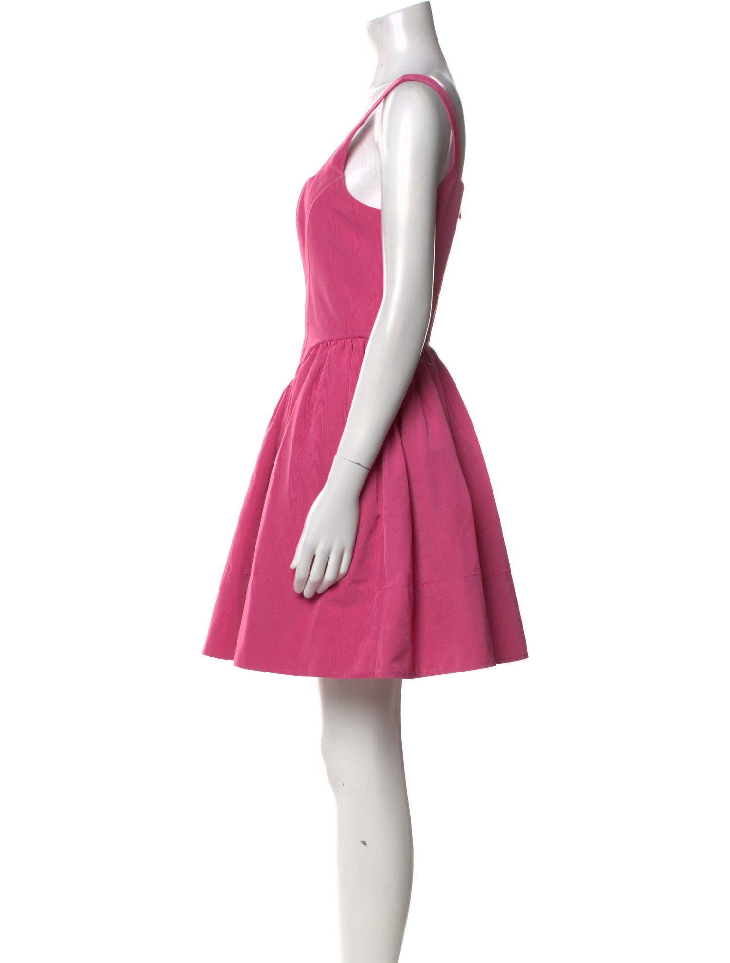 Staud Square Neckline Mini Dress