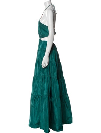 Staud Halterneck Long Dress