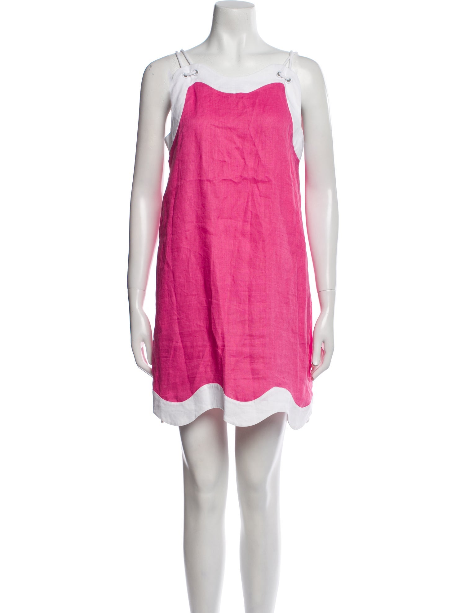 Staud Linen Mini Dress