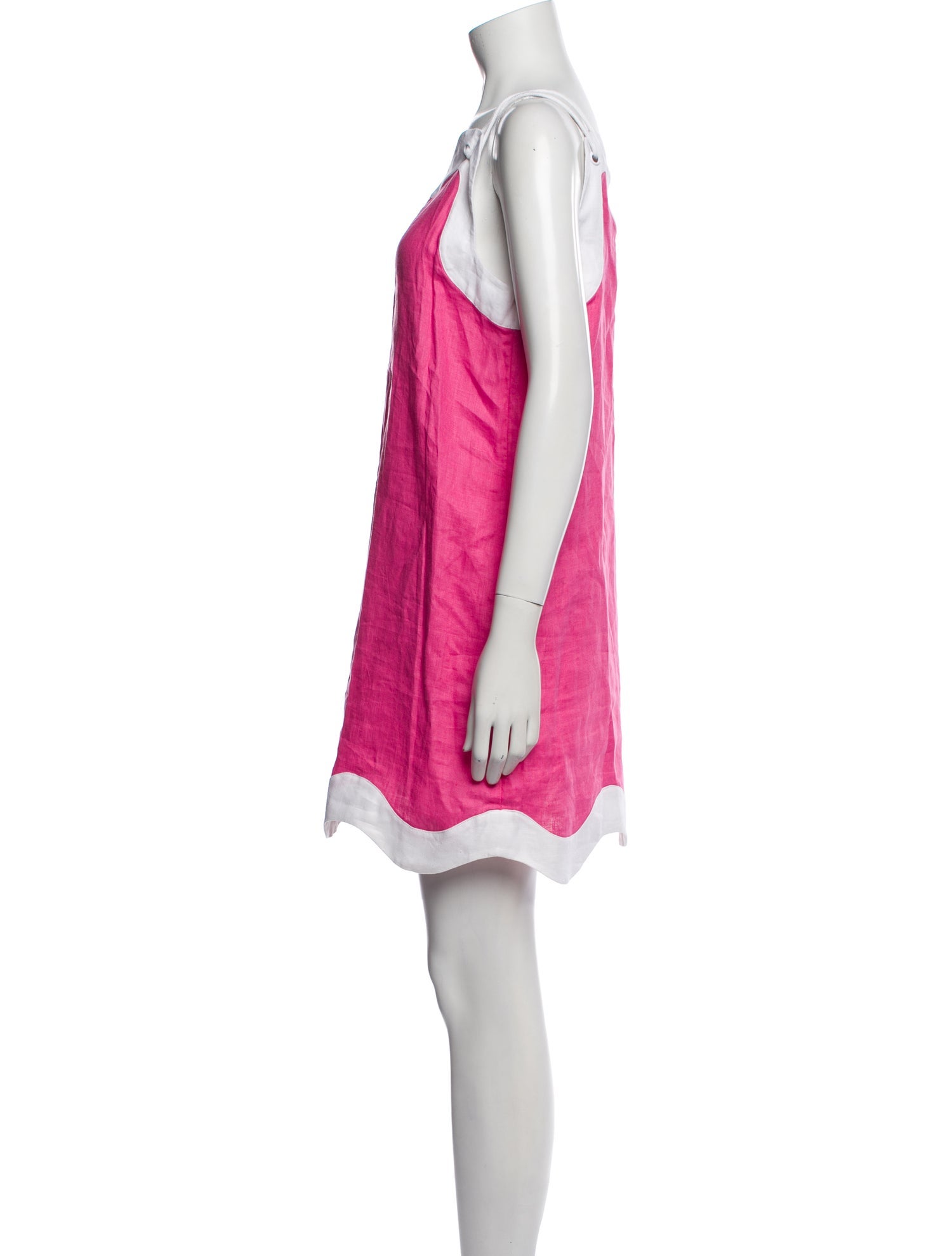 Staud Linen Mini Dress