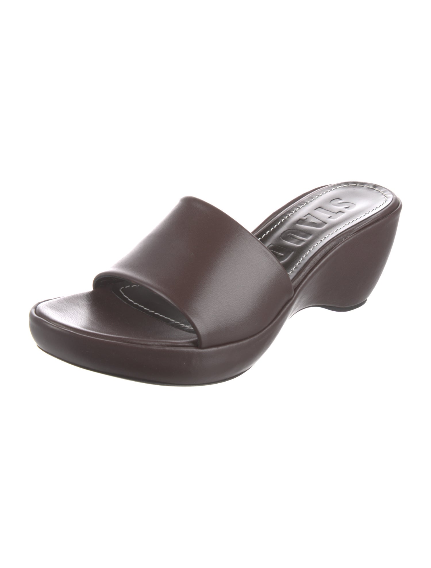 Staud Leather Slides w/ Tags