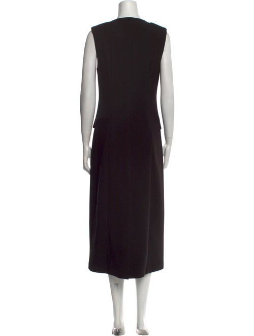 Staud V-Neck Midi Length Dress