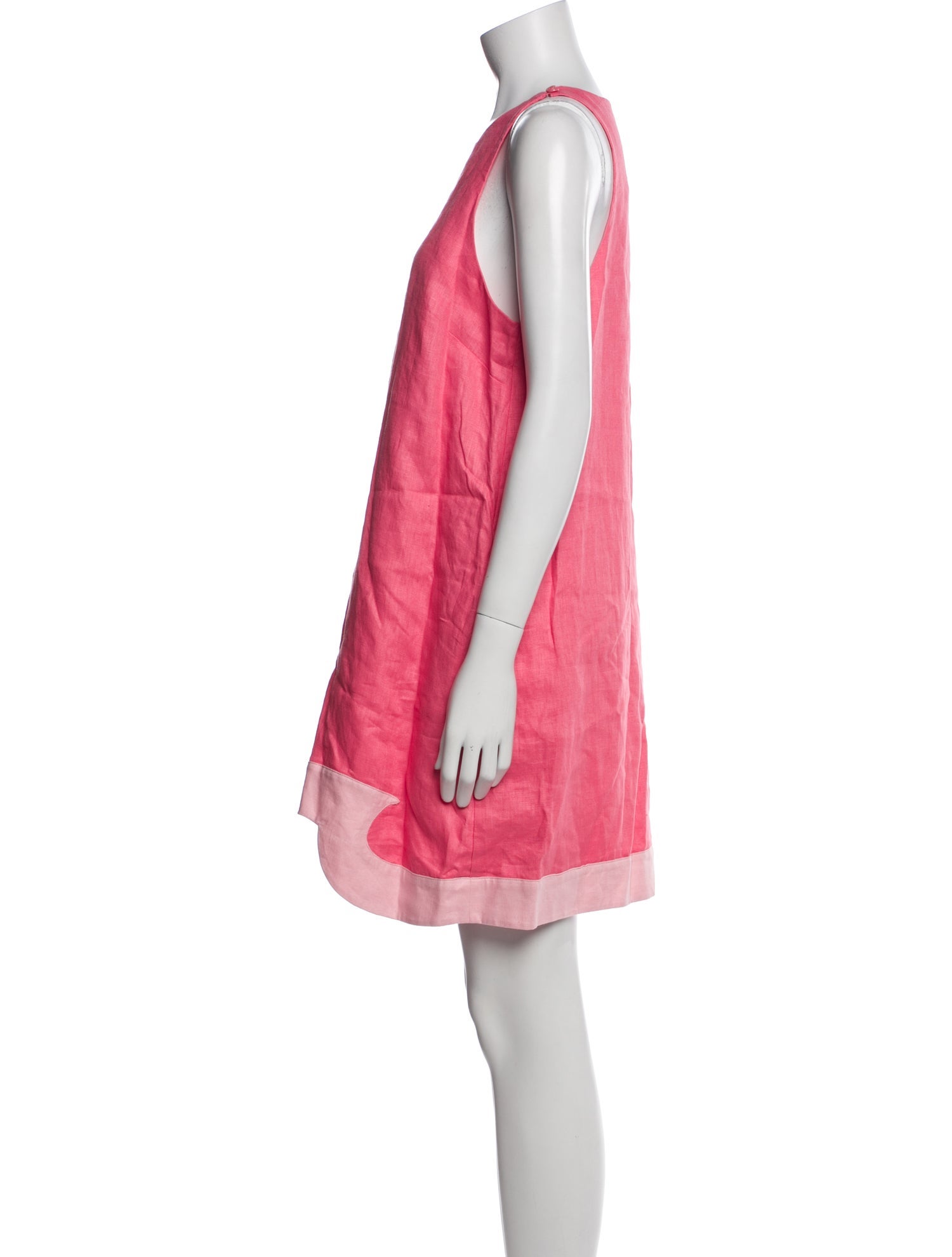 Staud Linen Mini Dress