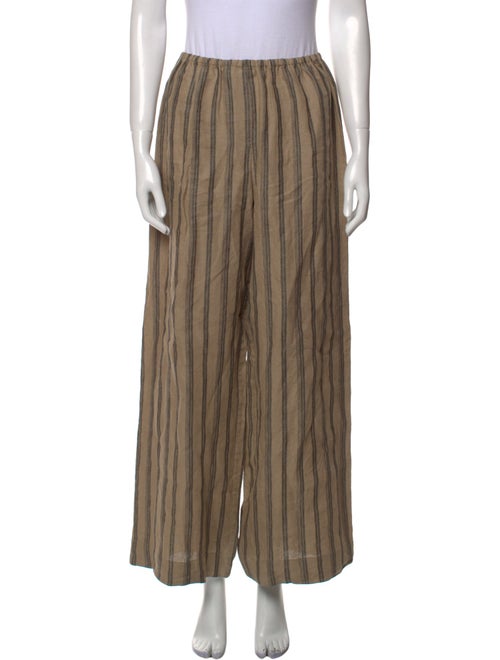 Staud Linen Wide Leg Pants