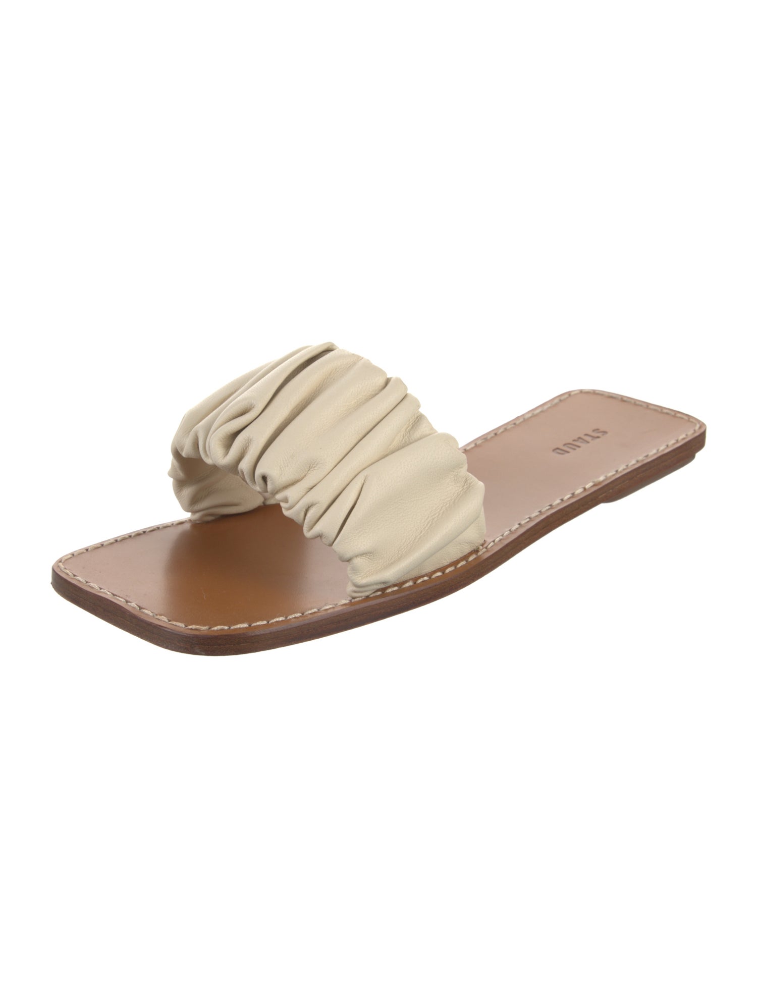 Staud Leather Slides
