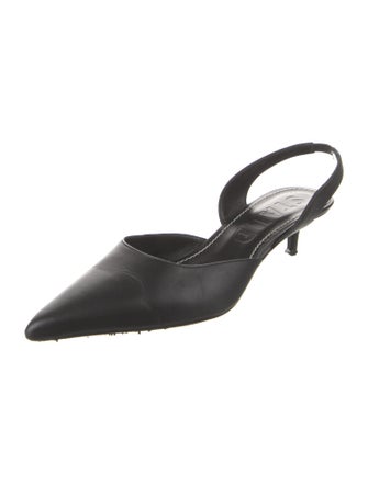 Staud Leather Slingback Pumps