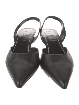 Staud Leather Slingback Pumps