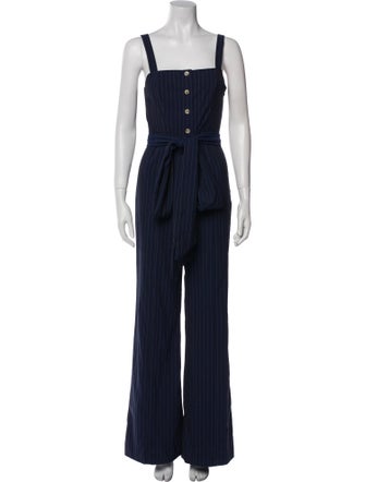 Staud Square Neckline Jumpsuit