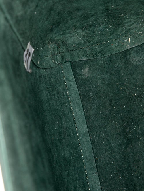 Staud Embossed Leather Top Handle Bag