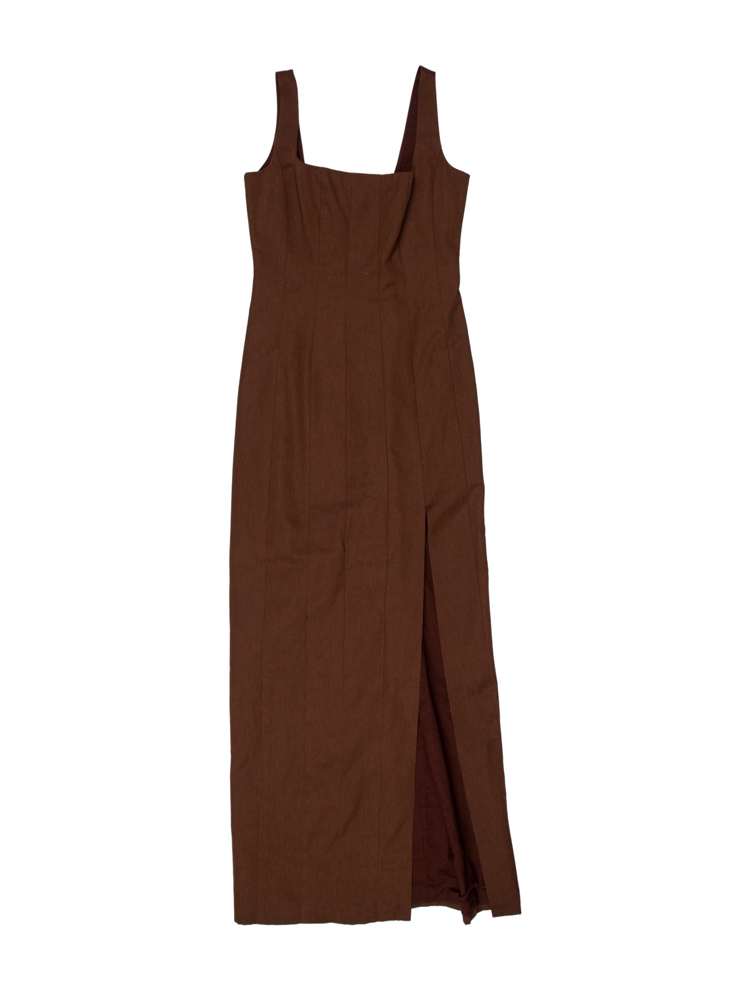 Staud Square Neckline Long Dress