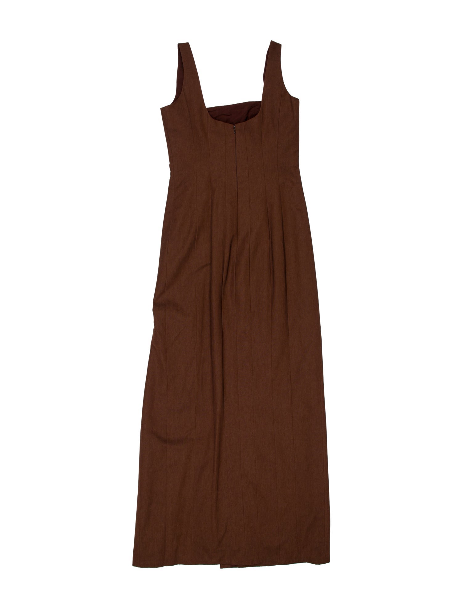 Staud Square Neckline Long Dress
