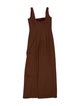 Staud Square Neckline Long Dress
