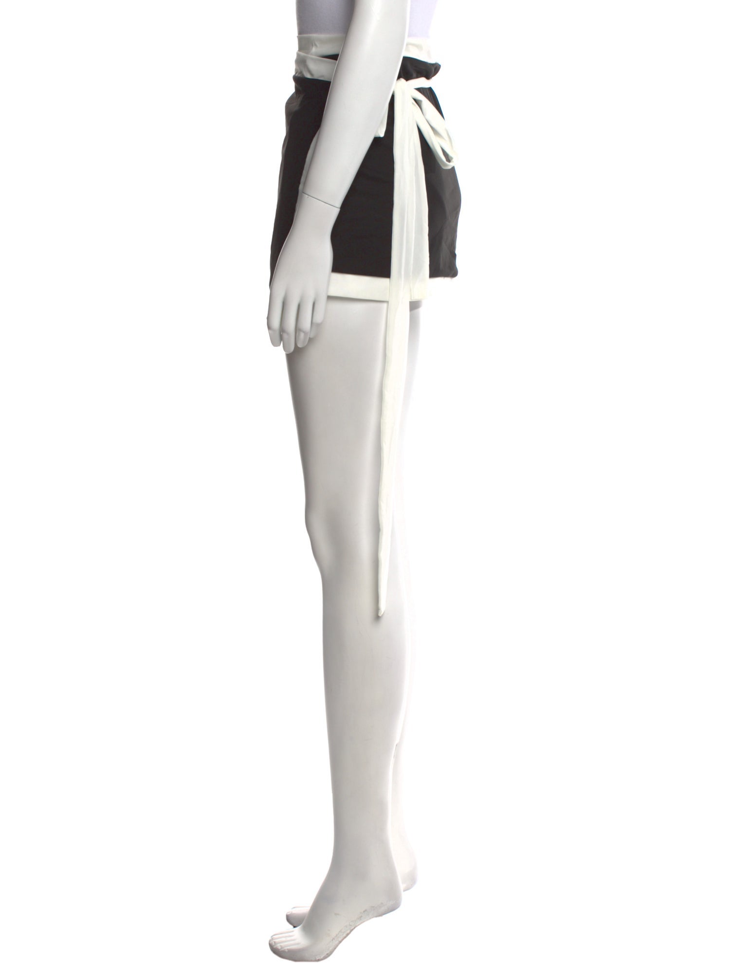 Staud Grosgrain Trim Mini Skirt