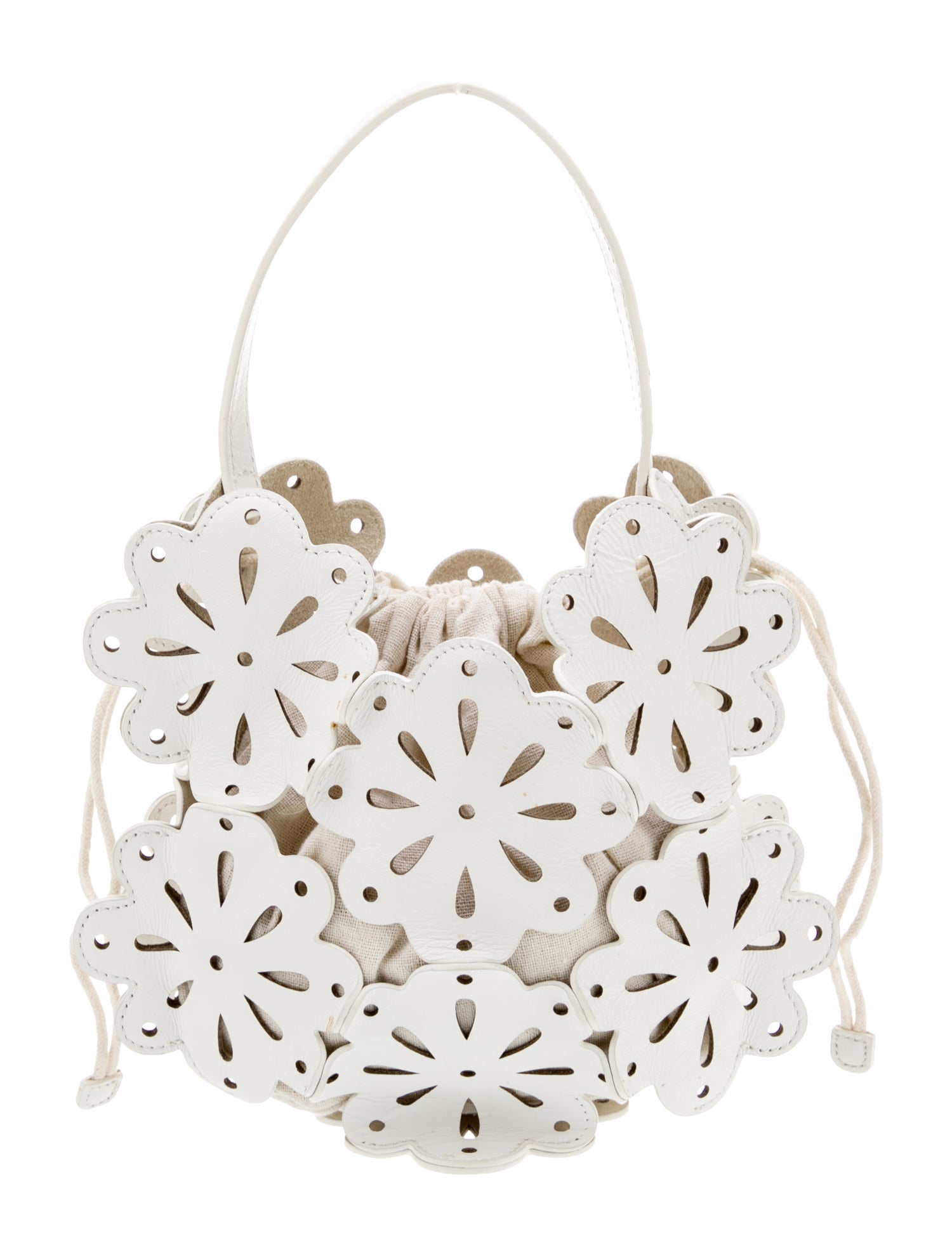 Staud Leather Top Handle Bag