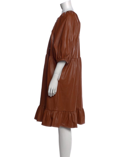 Staud Crew Neck Knee-Length Dress