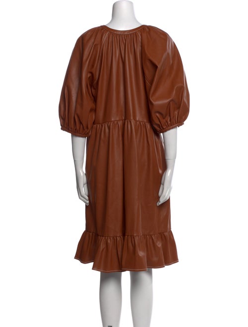 Staud Crew Neck Knee-Length Dress