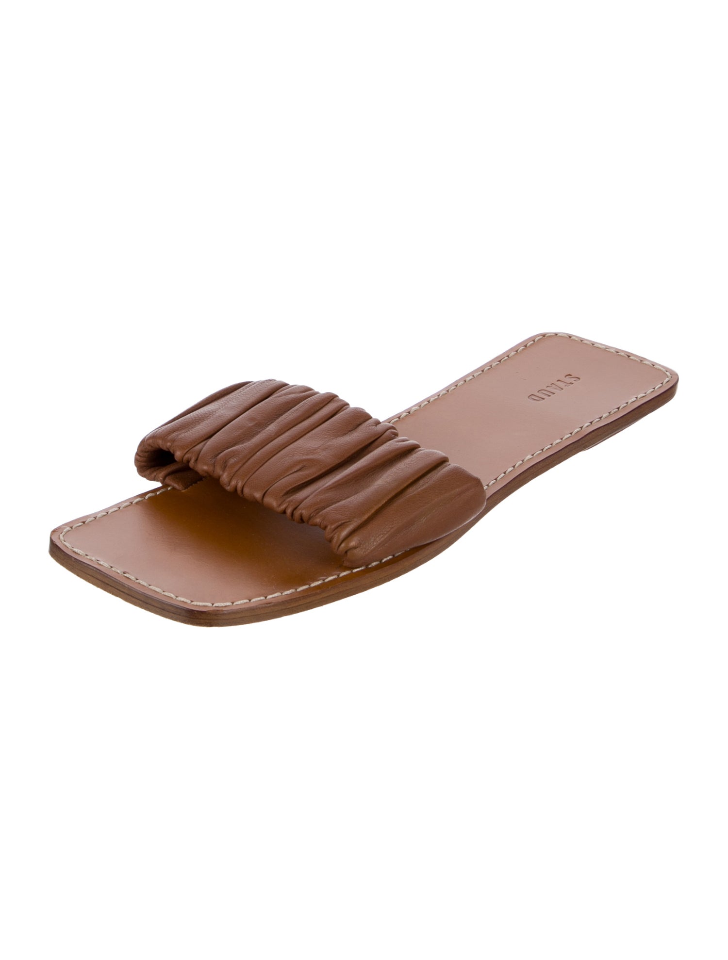 Staud Leather Slides