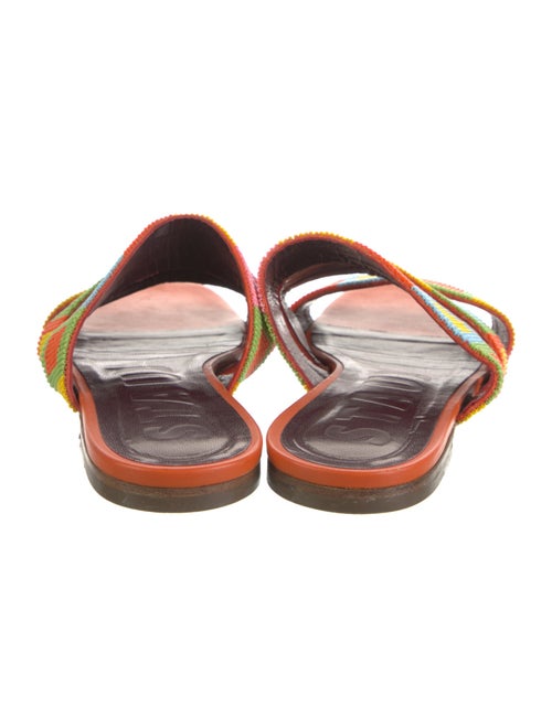 Staud Leather Printed Flats