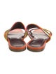 Staud Leather Printed Flats