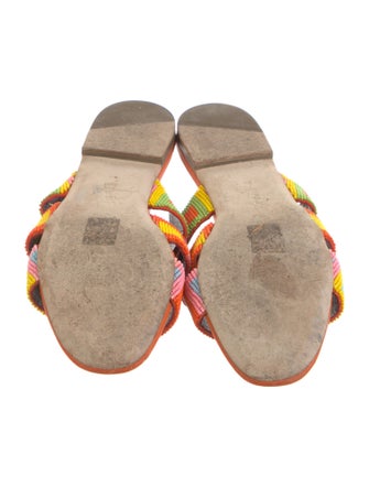 Staud Leather Printed Flats