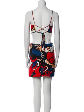 Staud Floral Print Skirt Set