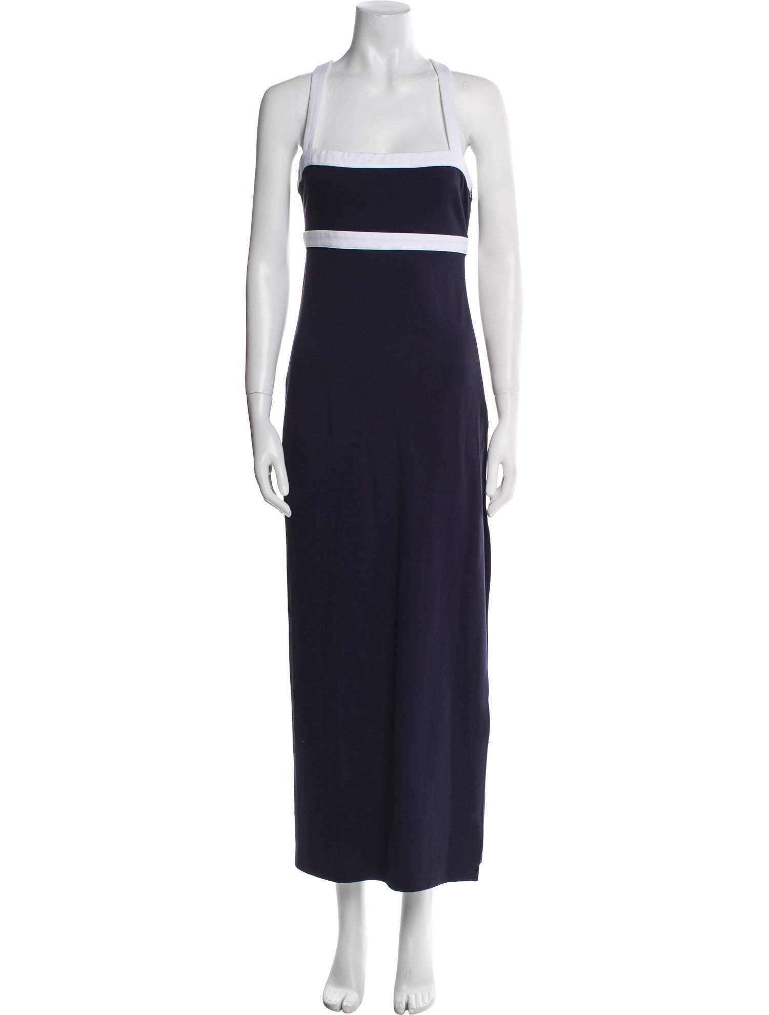 Staud Square Neckline Long Dress