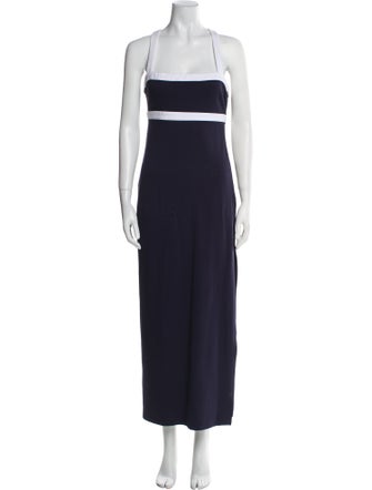 Staud Square Neckline Long Dress