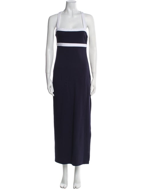 Staud Square Neckline Long Dress