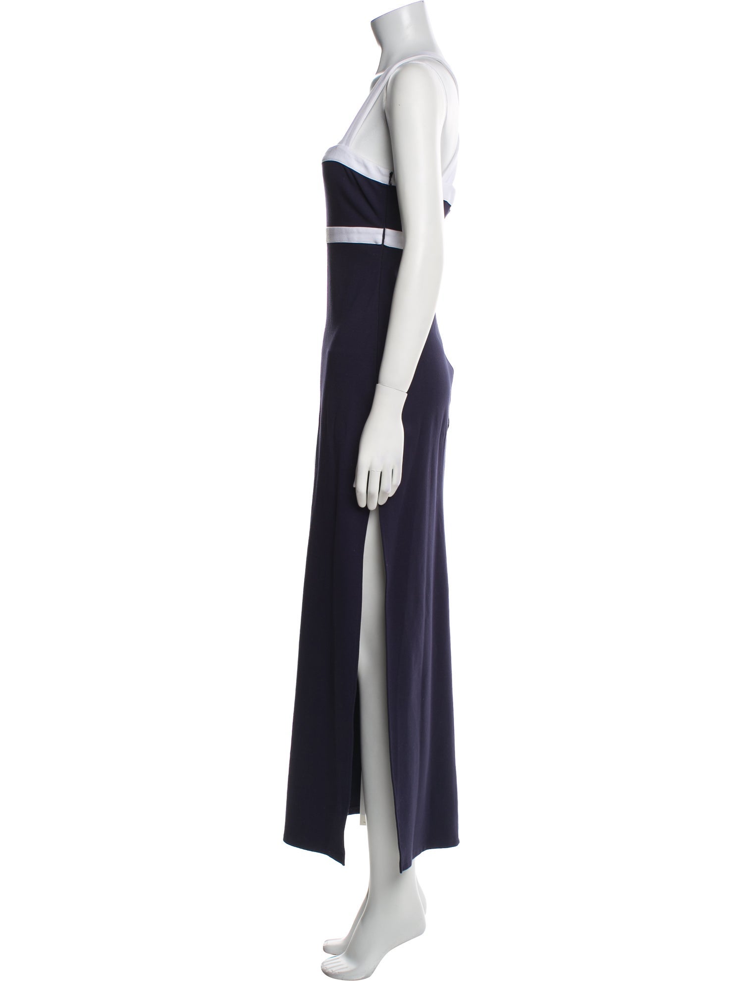 Staud Square Neckline Long Dress