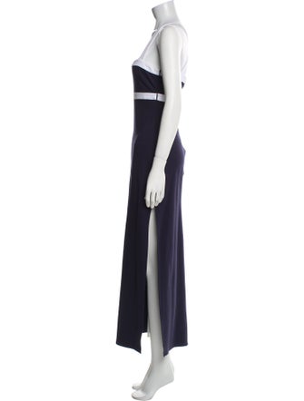 Staud Square Neckline Long Dress