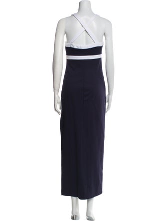 Staud Square Neckline Long Dress