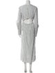 Staud Striped Long Dress