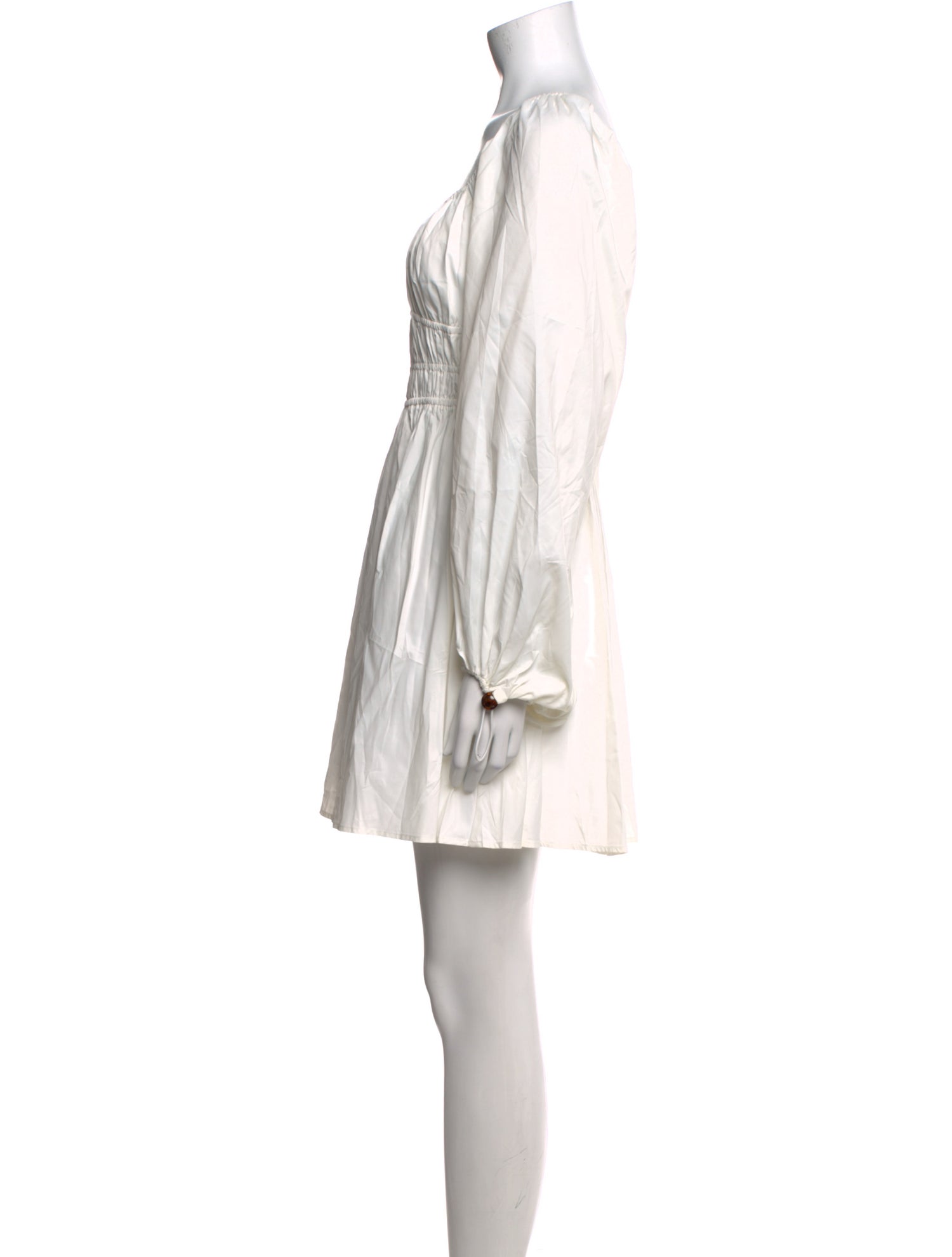 Staud Scoop Neck Mini Dress